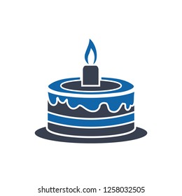 Birthday cake icon