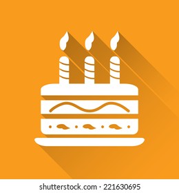 Birthday cake icon