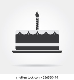 Birthday cake icon