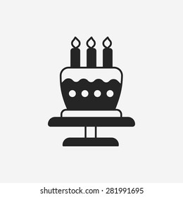 birthday cake icon