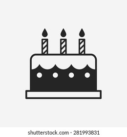 birthday cake icon