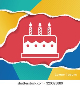 birthday cake icon