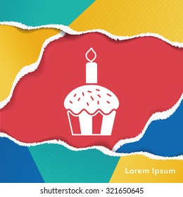 birthday cake icon