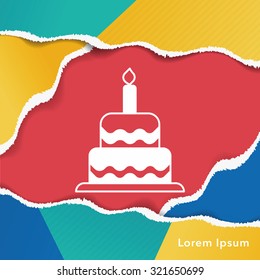 birthday cake icon