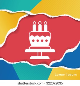 birthday cake icon