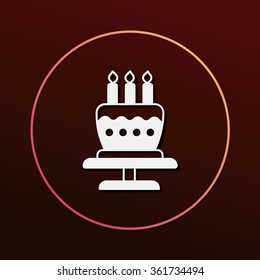 birthday cake icon
