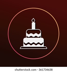 birthday cake icon