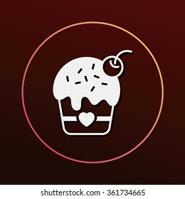 birthday cake icon