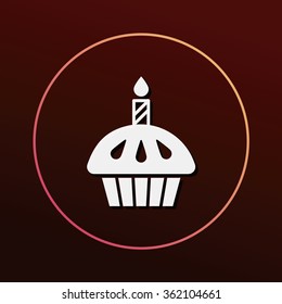 birthday cake icon