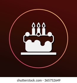 birthday cake icon