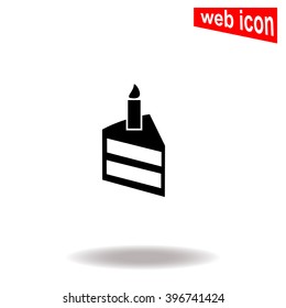 Birthday Cake Icon.