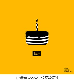 Birthday cake icon