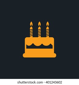Birthday cake icon