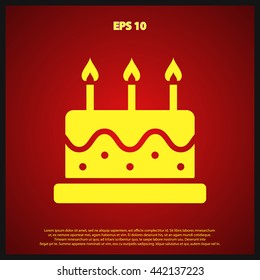 birthday cake icon