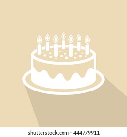 Birthday Cake Icon.