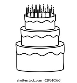 birthday cake icon
