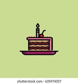 birthday cake icon