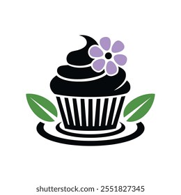 Birthday cake icon and illustration