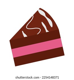 birthday cake icon illustration design