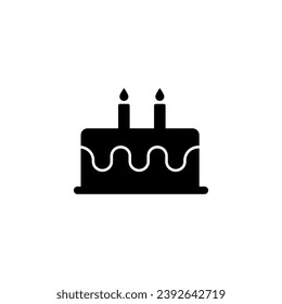 Birthday Cake icon vector design templates simple and modern