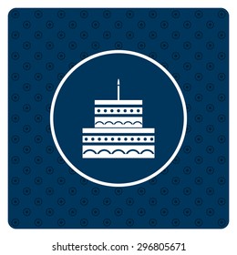 birthday cake icon. icon. vector design