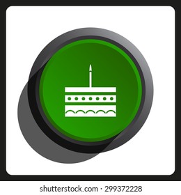 birthday cake icon. icon. vector design