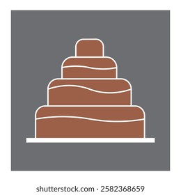 birthday cake icon vector illustration design