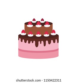 birthday cake logo