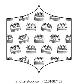 Birthday cake pattern