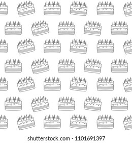 Birthday cake pattern