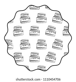 Birthday cake pattern