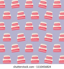 Birthday cake pattern