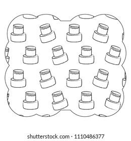 birthday cake pattern