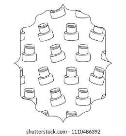 birthday cake pattern