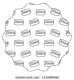 Birthday cake pattern