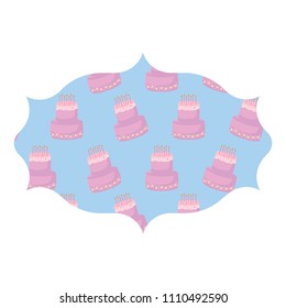 birthday cake pattern