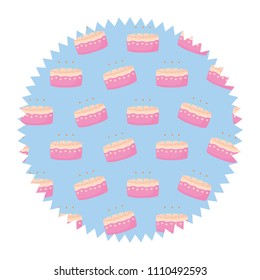 Birthday cake pattern