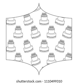 birthday cake pattern