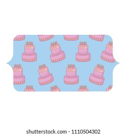 birthday cake pattern