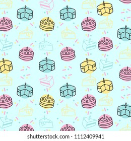 Birthday cake pattern