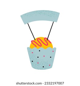 Birthday Cake With Text Banner

