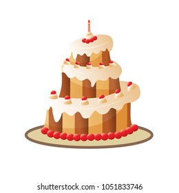 Birthday Cake Vector