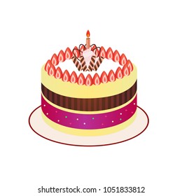 Birthday Cake Vector