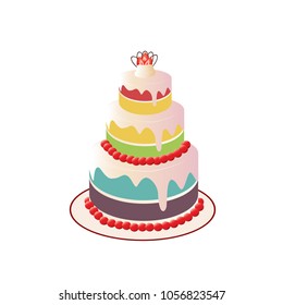 Birthday cake vector art