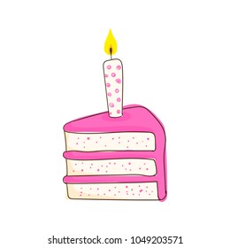 Birthday cake vector collection