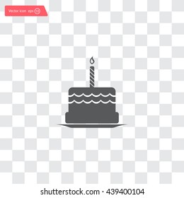 Birthday cake web icon