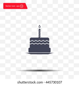 Birthday cake web icon