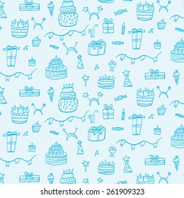 birthday cakes  gifts pattern