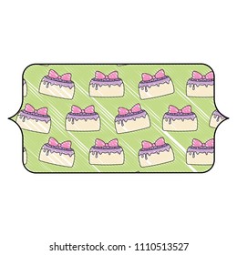 Birthday cakes pattern