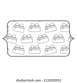 Birthday cakes pattern